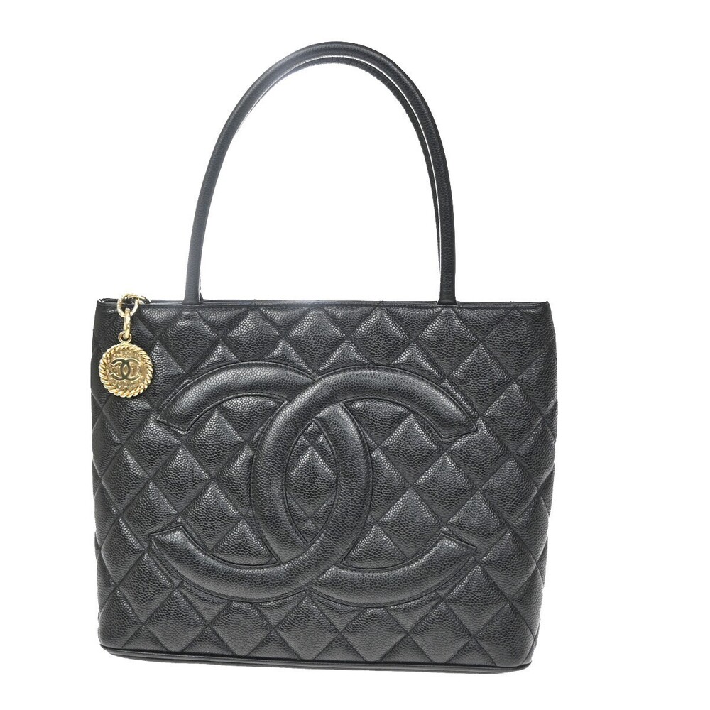 Chanel Medallion Quilted Caviar